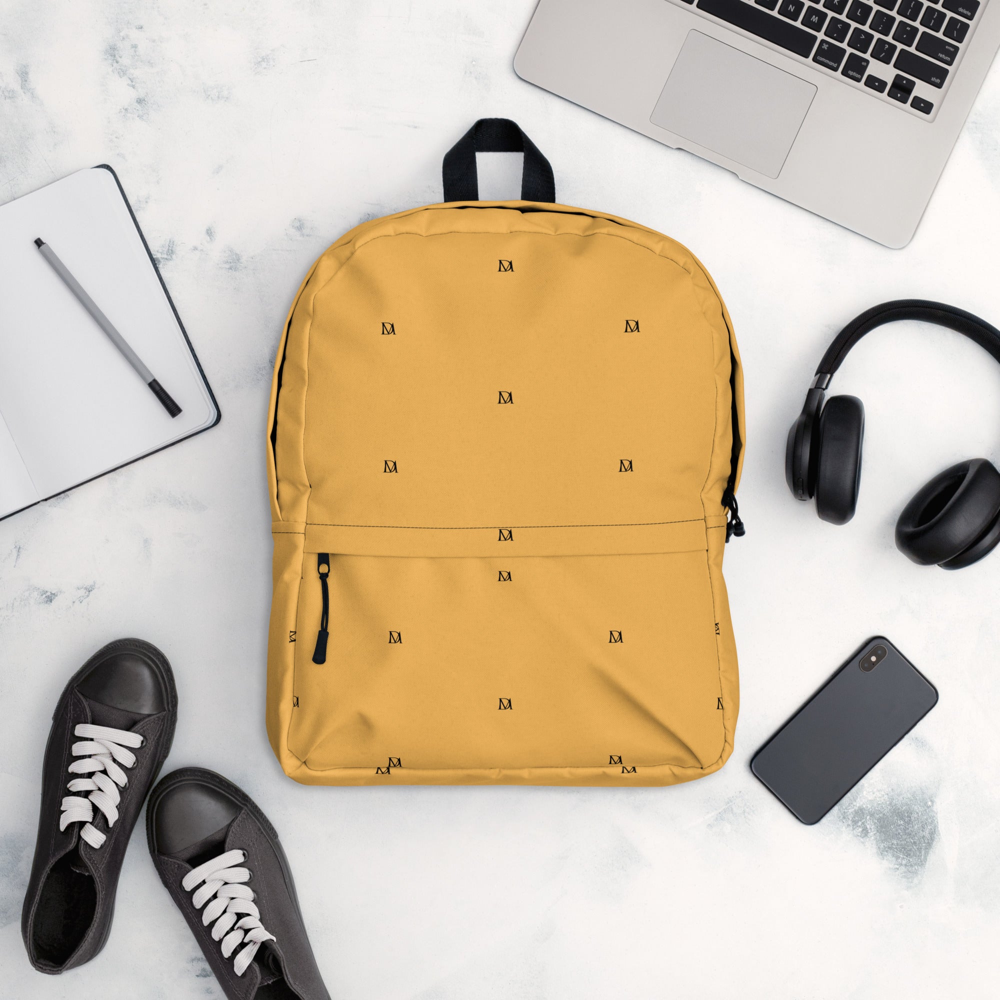 Daemon Luxury Stargaze Minno backpack with all-over white star and firefly print, stylish and lightweight for everyday use.
