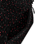 White Daemon Luxury Speckled Diamonds NEMESIS backpack with all-over diamond print and stylish design.
