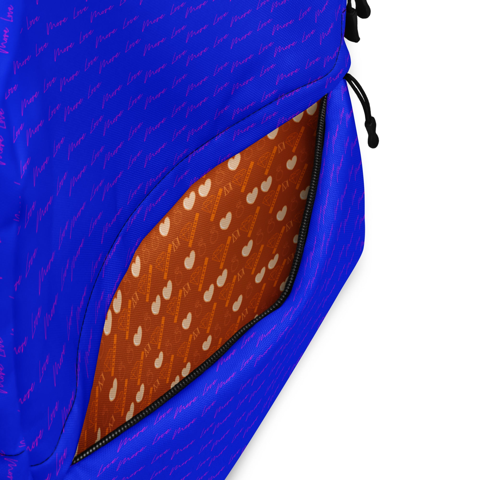 Daemon Luxury ELECTRICA Picasso Mirrors Zaino backpack with all-over white print, featuring detailed artistic design and durable fabric.