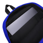 Daemon Luxury Electrica Picasso Mirrors Zaino backpack with all-over white print, showcasing detailed graphic design and stylish straps.
