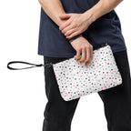 Daemon Luxury Speckled Diamonds Artica Blizzard crossbody bag with all-over black print and stylish design.