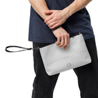 Black NARDO Scale Borsetta crossbody bag by Daemon Luxury with all-over print and sleek design, shown from the back.
