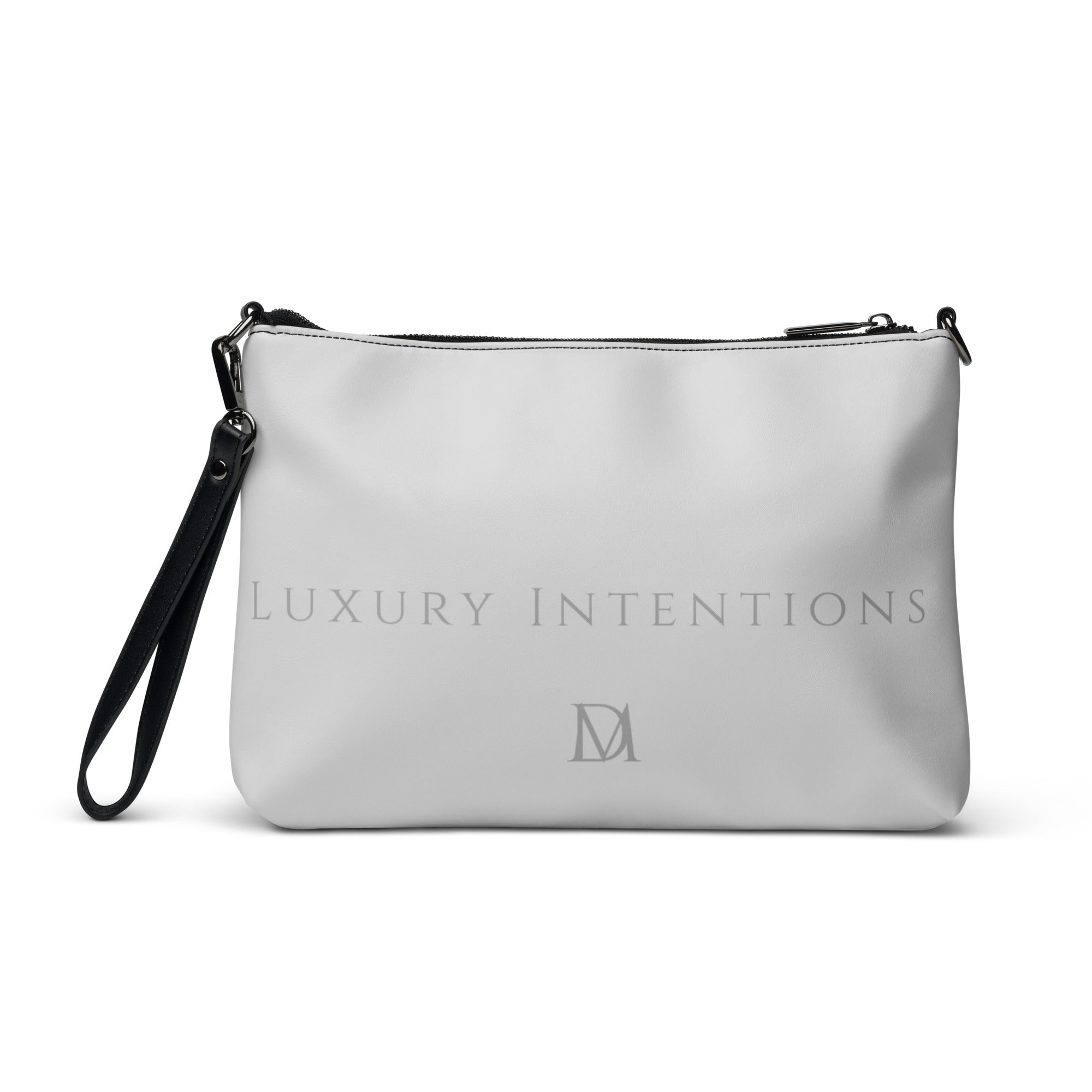 Black NARDO Scale sunless dream Borsetta crossbody bag by Daemon Luxury with all-over print and adjustable strap.