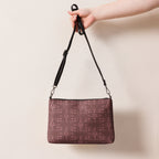 Daemon Luxury Dim Horizon Borsetta crossbody bag with all-over black print, showcasing a stylish and versatile accessory.