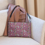 Daemon Luxury Carnival Bay Picasso Mirrors Borsetta crossbody bag with all-over black print, showcasing stylish and artistic design.
