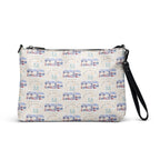 Daemon Luxury Honeybee Intel (Forecast) crossbody bag with all-over black print, featuring a stylish and functional design.