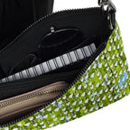 Daemon Luxury Belly Red’s Garden (Rebirth) Borsetta crossbody bag with all-over black print and detailed design.