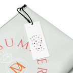 Darkroad Metronome all-over-print black crossbody bag by Daemon Luxury with detailed design and adjustable strap.