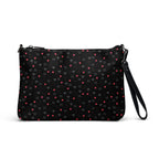 Daemon Luxury Speckled Diamonds Borsetta crossbody bag with all-over white print and diamond pattern design.