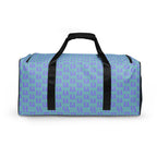 Daemon Luxury Pacifica Illusion oceanic hologram duffle bag with all-over print on white background.