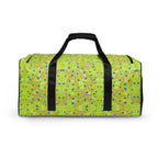 Daemon Luxury Picasso Mirrors Seven Seas Ave Borsone duffle bag with all-over white print and spacious design for travel.