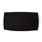 Daemon Luxury Speckled Diamonds NEMESIS duffle bag with all-over white and black print, stylish travel and gym accessory