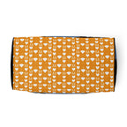 Daemon Luxury Crescent City Tarmin Honeybees borsone duffle bag with all-over print and white bottom, stylish and spacious for travel.