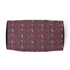 Daemon Luxury Carnival Bay Picasso Mirrors all-over-print duffle bag with white bottom, stylish travel accessory.