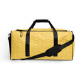 Pacifica Solar Butter Borsone duffle bag with all-over print, white fabric and stylish design by Daemon Luxury.