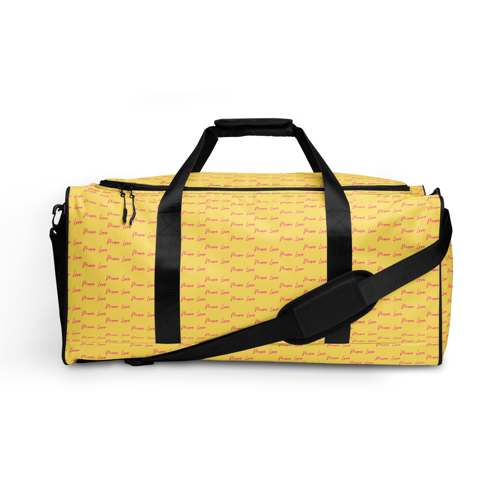 Pacifica Solar Butter Borsone duffle bag with all-over print, white fabric and stylish design by Daemon Luxury.