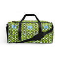 Daemon Luxury Belly Red’s Garden (Rebirth) Borsone duffle bag with all-over white print and floral design.