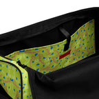 Daemon Luxury Picasso Mirrors Seven Seas Ave Borsone duffle bag with all-over print and interior pocket in white.