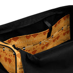 Daemon Luxury STF Bliss Lucciole Falo borsone duffle bag with all-over print, white interior pocket, spacious and stylish.