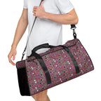 Daemon Luxury Carnival Bay Picasso Mirrors Borsone duffle bag with all-over-print design, white background, right front view