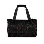 Daemon Luxury Speckled Diamonds NEMESIS Borsone Micro gym bag with an all-over white print and speckled diamond design.