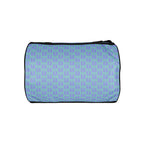 Daemon Luxury Pacifica Illusion oceanic hologram gym bag with all-over print and white bottom, showcasing vibrant, reflective design.