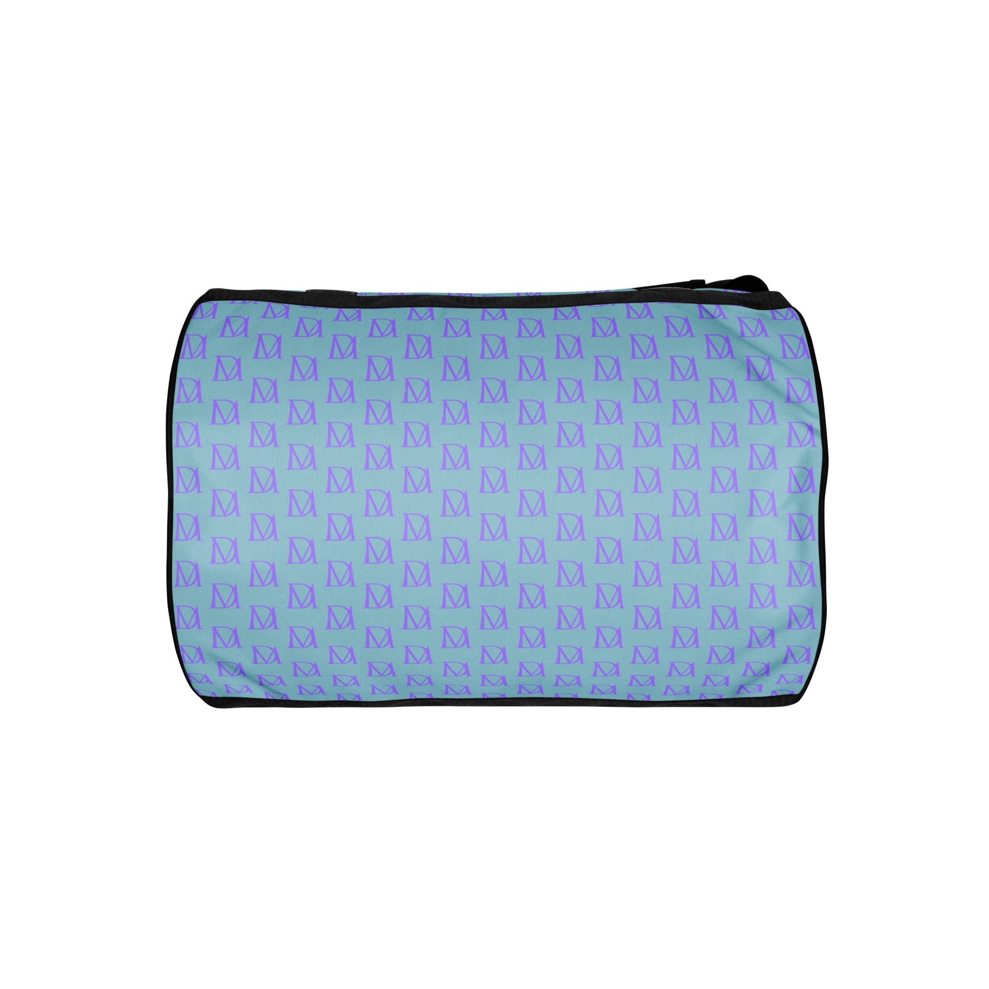 Daemon Luxury Pacifica Illusion oceanic hologram gym bag with all-over print and white bottom, showcasing vibrant, reflective design.