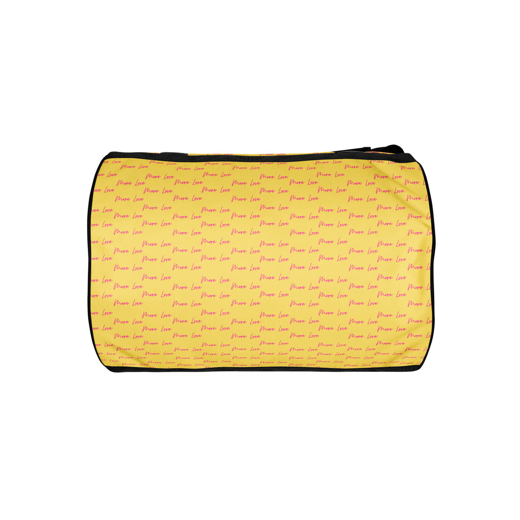 Pacifica Solar Butter Borsone Micro gym bag with all-over print and white bottom, designed by Daemon Luxury.