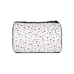 Daemon Luxury Speckled Diamonds Artica Blizzard Borsone Micro gym bag with all-over white print and durable design