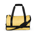 Daemon Luxury Pacifica Solar Butter Borsone Micro gym bag with all-over white print and spacious design for active use.
