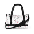 White Daemon Luxury Speckled Diamonds Artica Blizzard Borsone Micro gym bag with all-over print and durable design.
