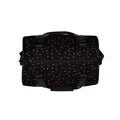 Daemon Luxury Speckled Diamonds NEMESIS Borsone Micro gym bag with all-over white and black diamond print on fabric.