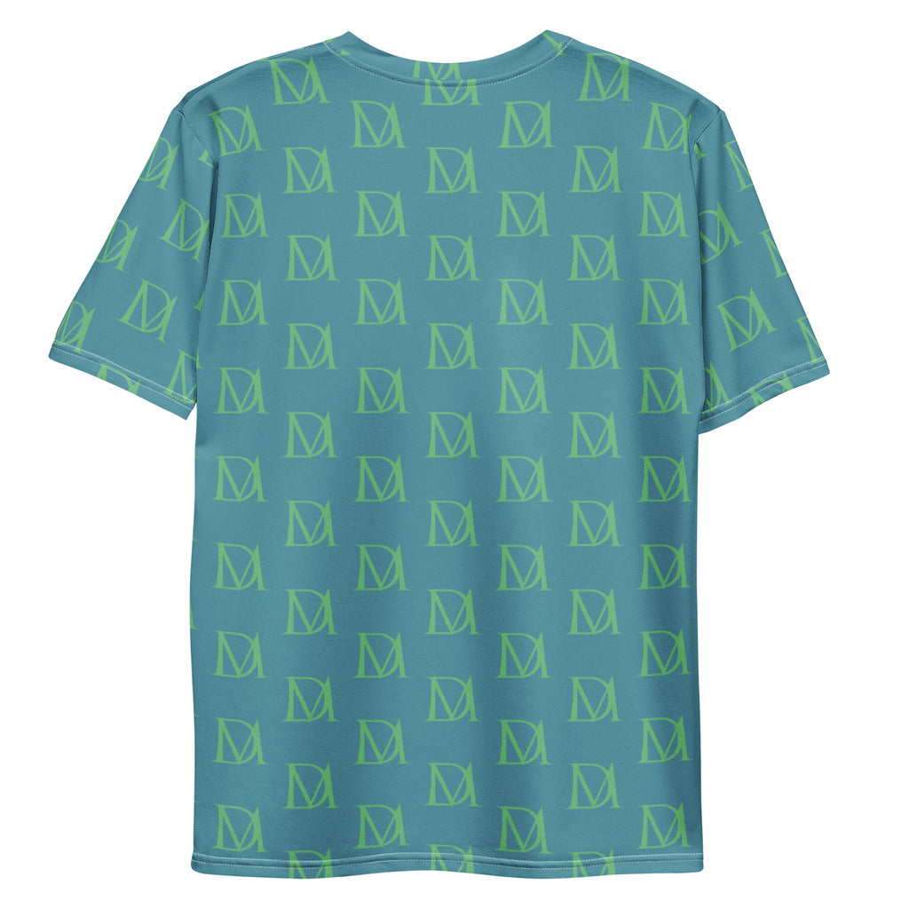Daemon Luxury Pacifico Duringo Relay men's white crew neck T-shirt with all-over print on the back.