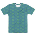 White men's crew neck T-shirt with all-over Pacifico Duringo Relay Premio il Man print by Daemon Luxury.