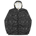 Daemon Autumn Dim men's windbreaker with all-over black print, lightweight jacket perfect for fall weather.