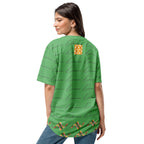 Daemon Luxury Honeybee California Signature Gardens unisex all-over-print recycled baseball jersey with white back.