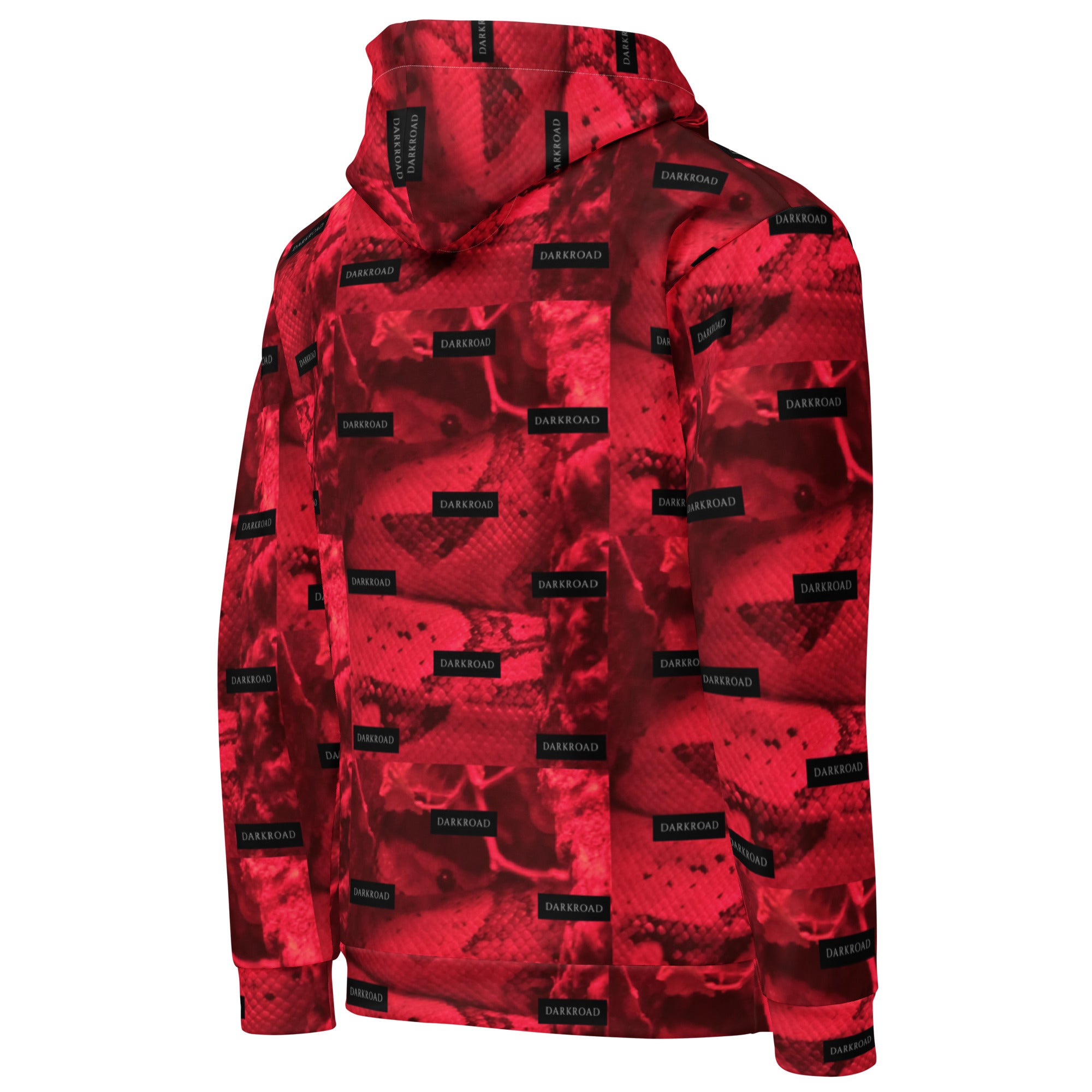 White Daemon Luxury Twelfth Night unisex hoodie with all-over print, featuring a cozy hood and casual fit.