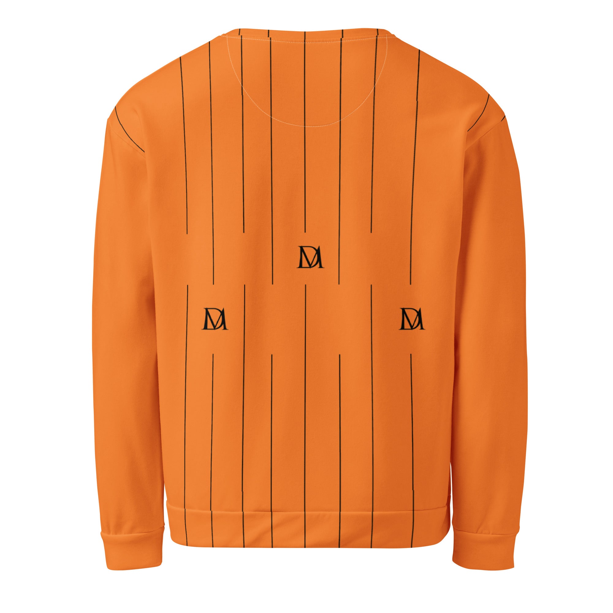 Recycled white unisex sweatshirt featuring all-over tiger of the night print by Daemon, casual and eco-friendly fashion.