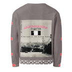 Daemon Luxury Honeybee Smoothie Critiques Tea unisex sweatshirt with all-over print, recycled fabric, white background, back view