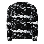 Recycled white unisex Felpa sweatshirt featuring all-over Serpentine Columbiana Puma’s Return print by Daemon Luxury.