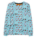 White Daemon Luxury Eternal Stardust Caribbean unisex sweatshirt with all-over print and recycled fabric.