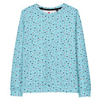 Unisex white Felpa sweatshirt featuring all-over speckled diamond print by Daemon Luxury.