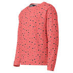 Daemon Speckled Diamonds Blanco Nero unisex sweatshirt with all-over print, recycled fabric, white color, left-front view