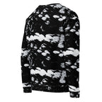 Recycled white unisex Felpa sweatshirt featuring all-over Serpentine Columbiana Puma’s Return design by Daemon Luxury.