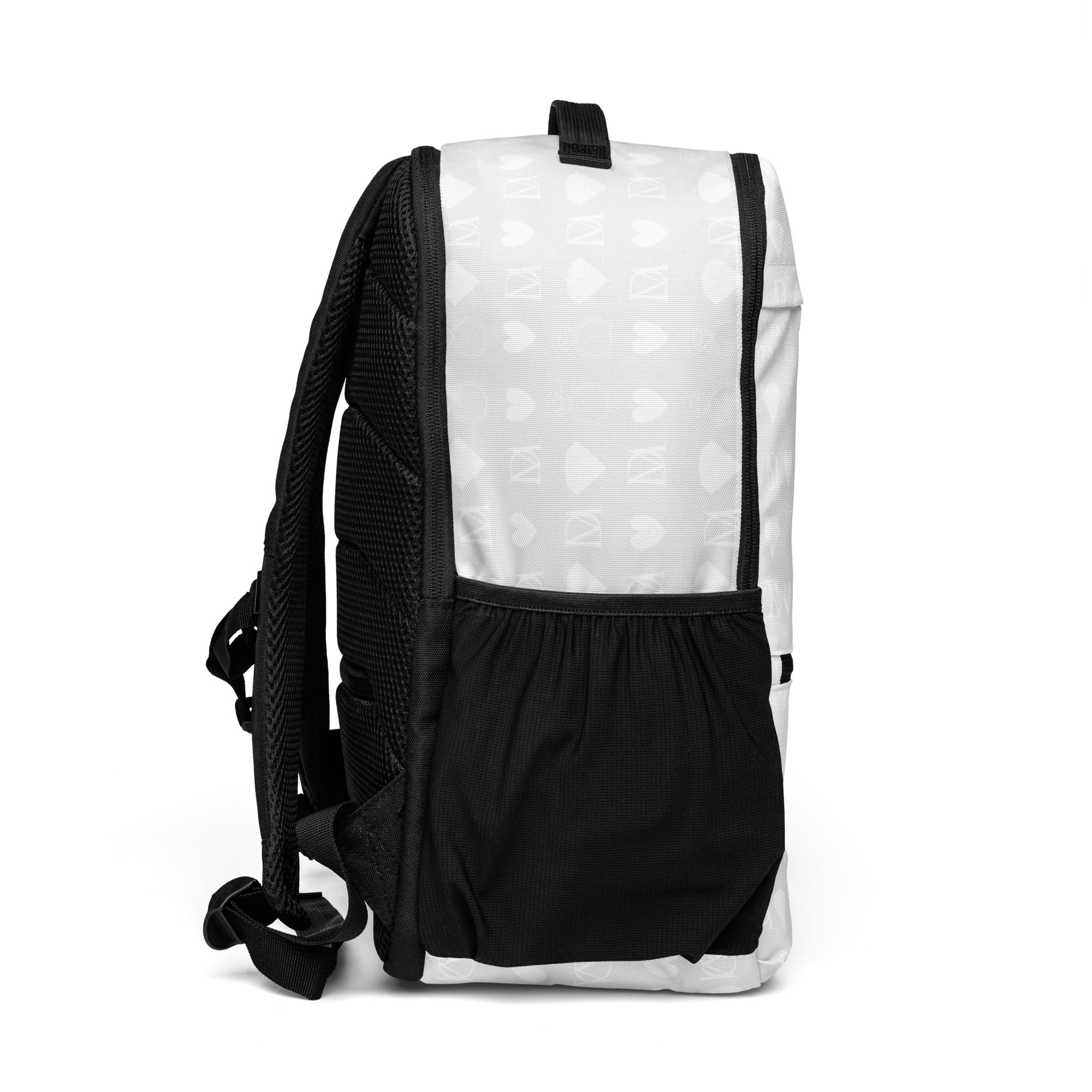 Daemon Frosted Diamonds Glacier utility backpack with all-over white diamond print, durable design for everyday use.
