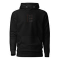 Daemon Luxury Supreme Models Widowed cotton heritage unisex hoodie in black with front design and hood, casual streetwear style