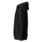 Daemon Luxury Supreme Models Widowed cotton hoodie with hood, black unisex pullover sweatshirt, casual and comfortable.