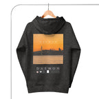 Daemon St. Francis Lux Angelic Winters unisex hoodie with a cotton heritage fabric, charcoal heather color and pullover design.
