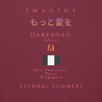 Daemon Bond Approach cotton hoodie with maroon color, unisex pullover design and hood, visible back detail.