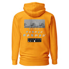 Unisex Daemon Gold Tender Bandit cotton hoodie with a front logo and hood, crafted from premium cotton fabric.